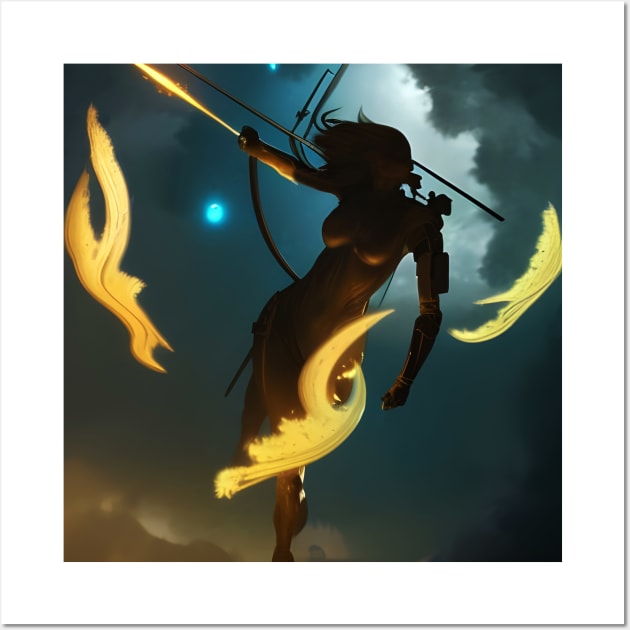 The Archer Wall Art by BlakCircleGirl